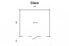 Domek z bali - Clara